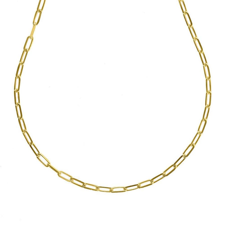 14k gold fill Thin Link Necklace