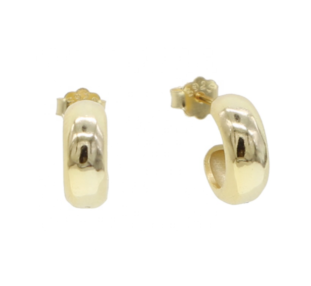 CELINE Small Hoops ゴールド ピアス Knot Small Hoops in Brass with Gold finish - Gold | CELINE