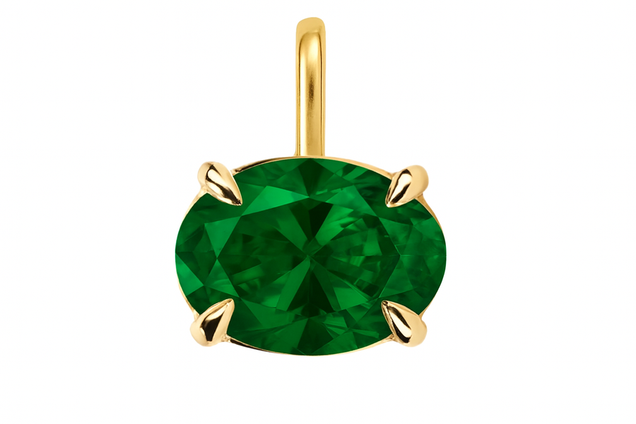 Emerald Oval Pendant