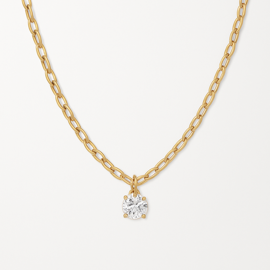 Athena White Topaz Necklace