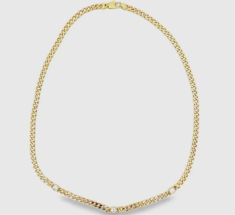 Cuban bezel chain