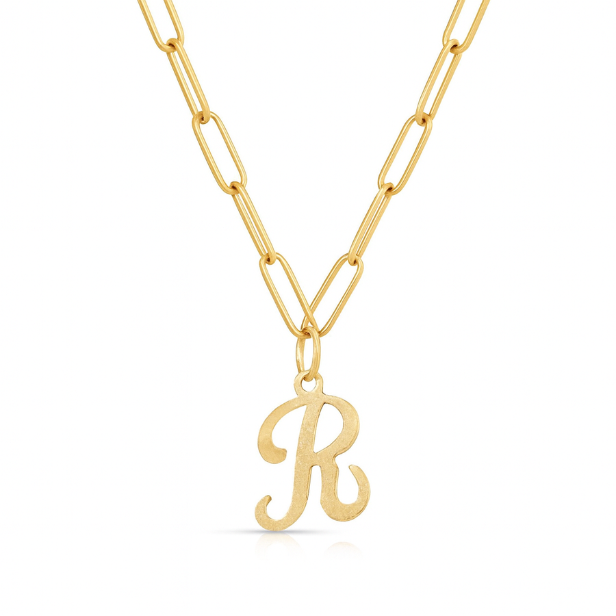14k Initial Necklace