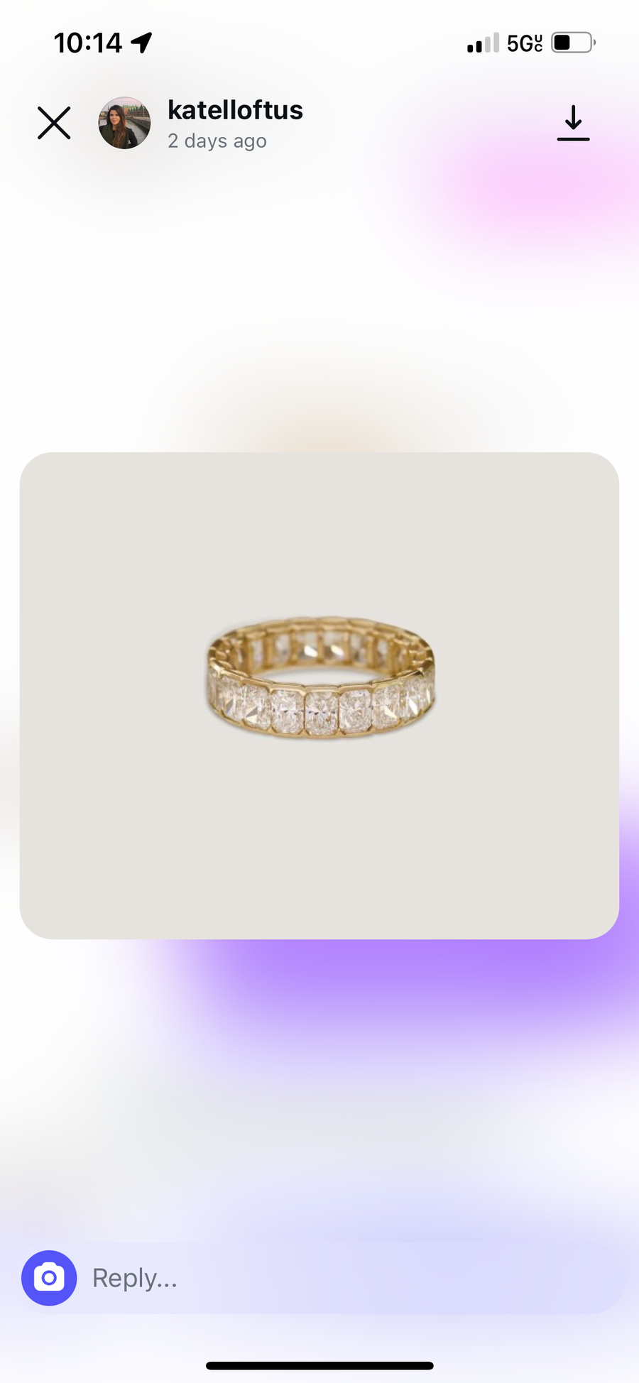 Kate custom ring deposit
