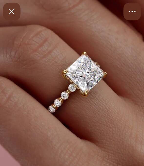 Lindsey rework diamond ring