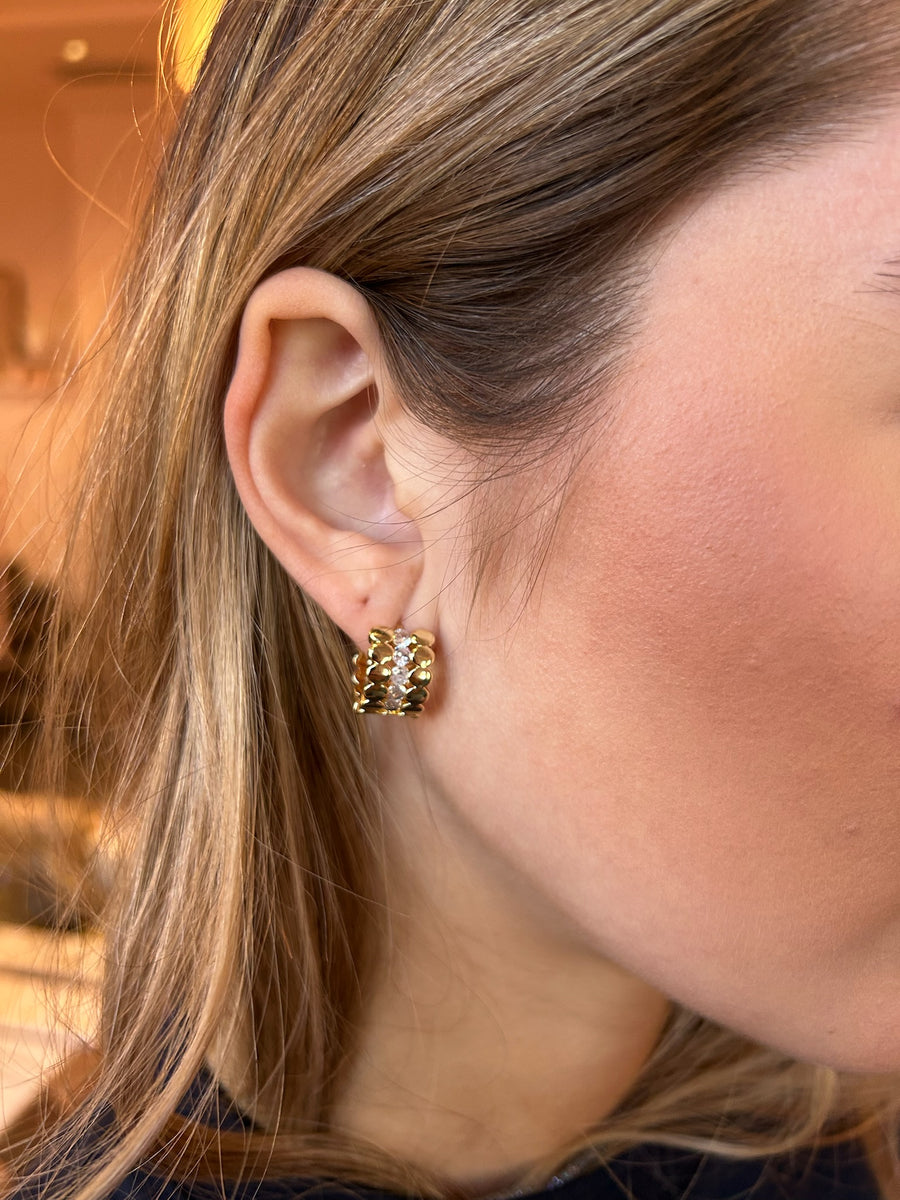 Holiday Hoop 14k Gold Fill