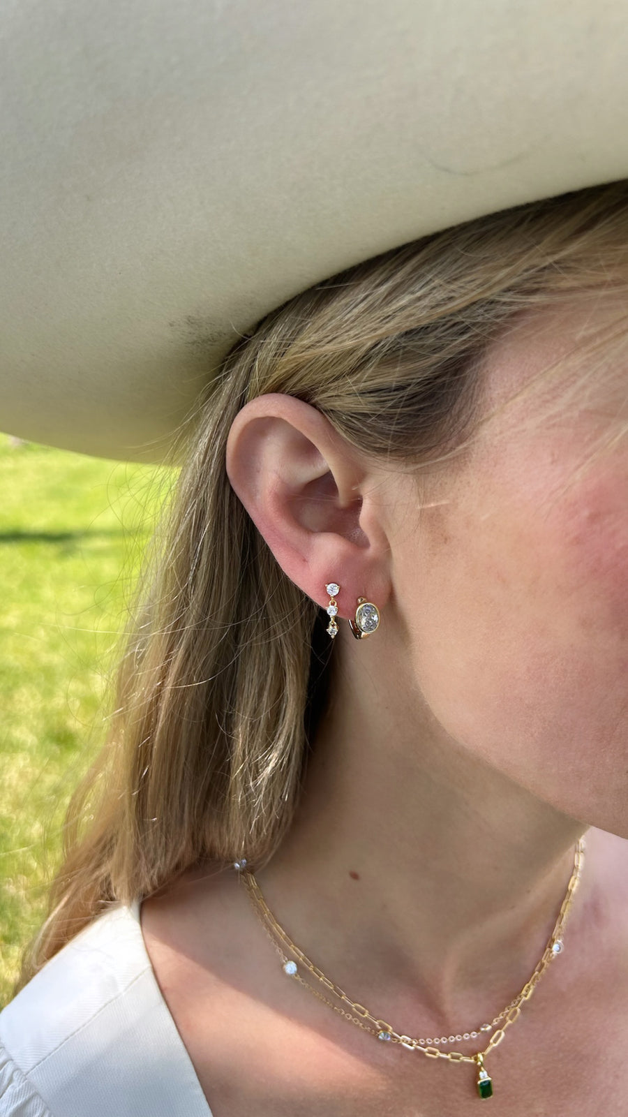 Alden Studs – 14k Gold Fill