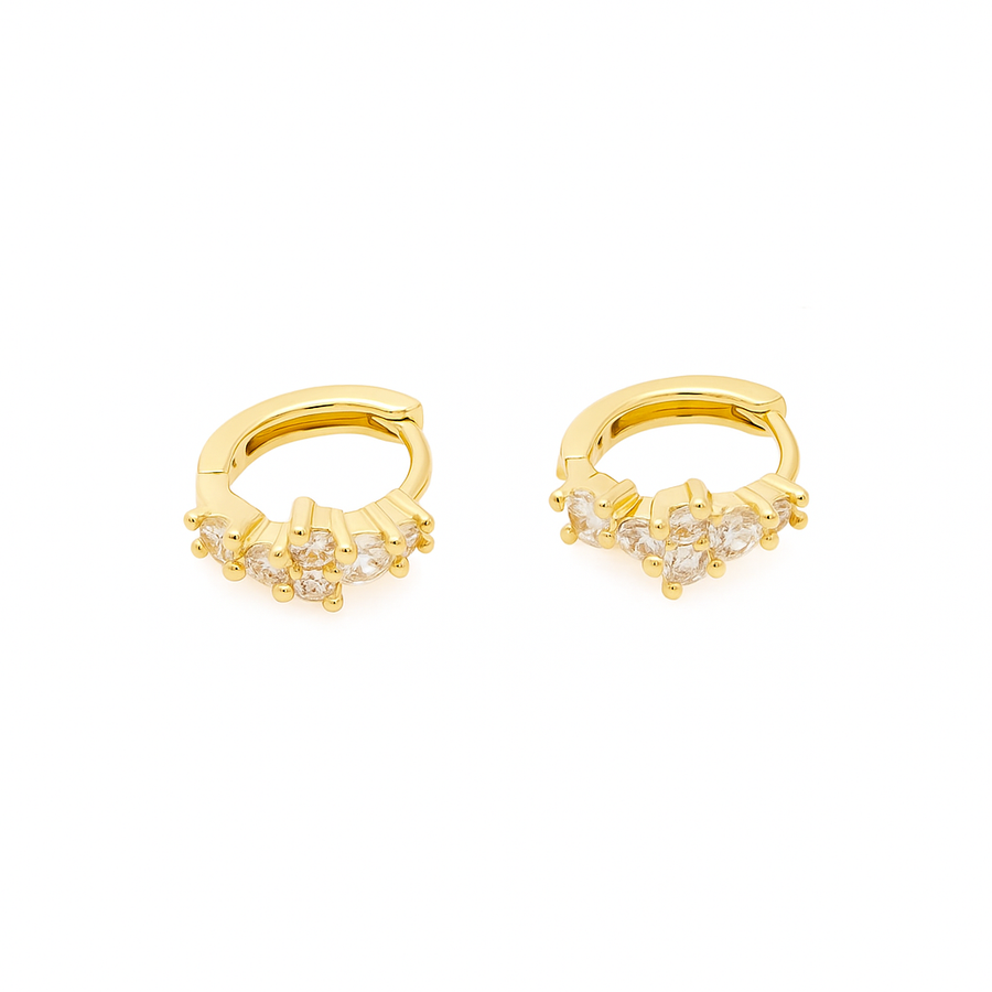 Aspen Hoops – 14 k Gold Fill