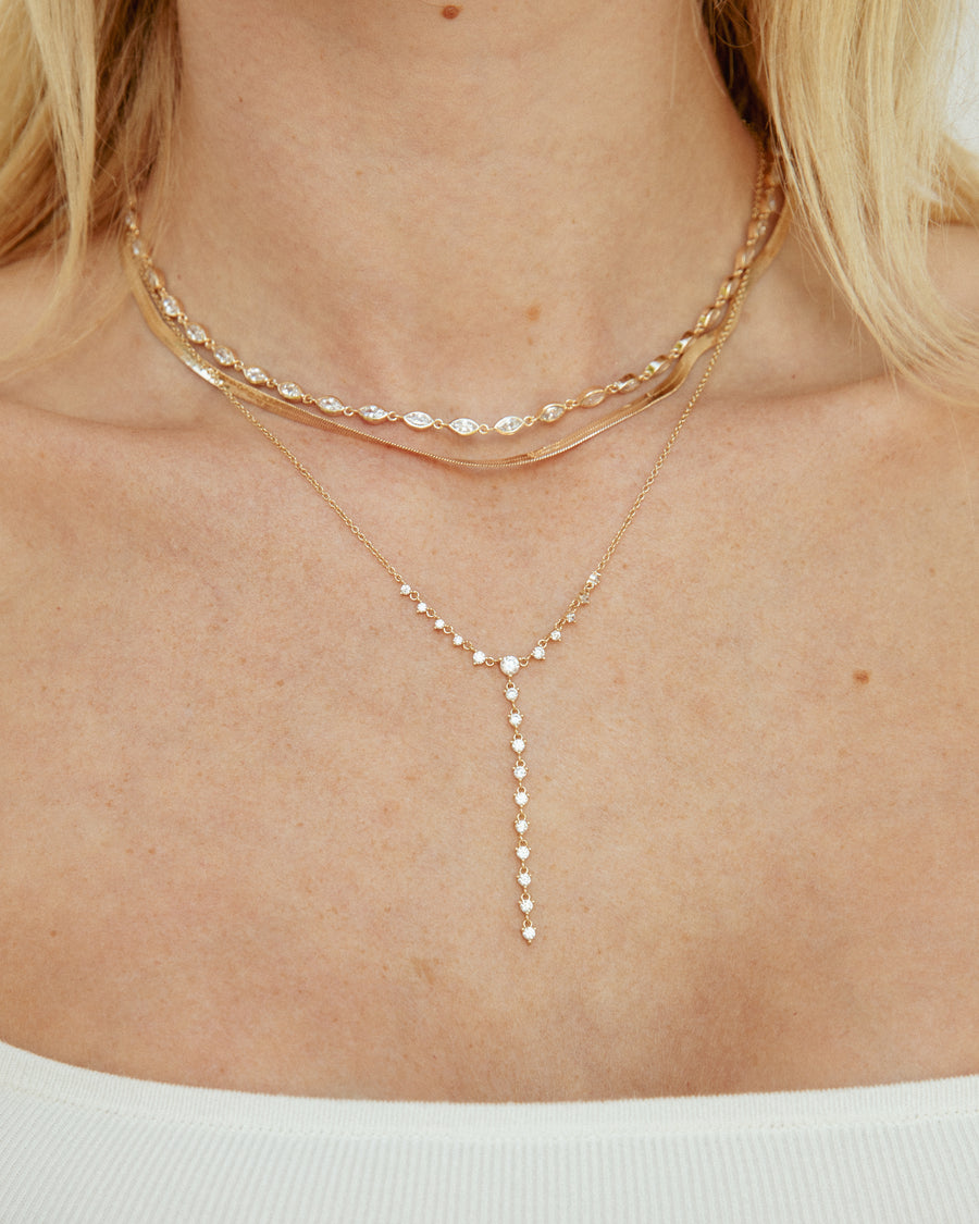 Charlie Tennis Chain Clear