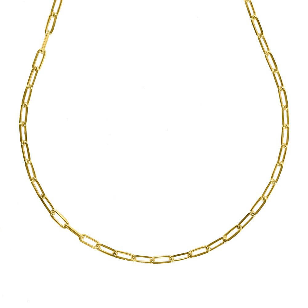 14k Gold Fill Thin Link Necklace