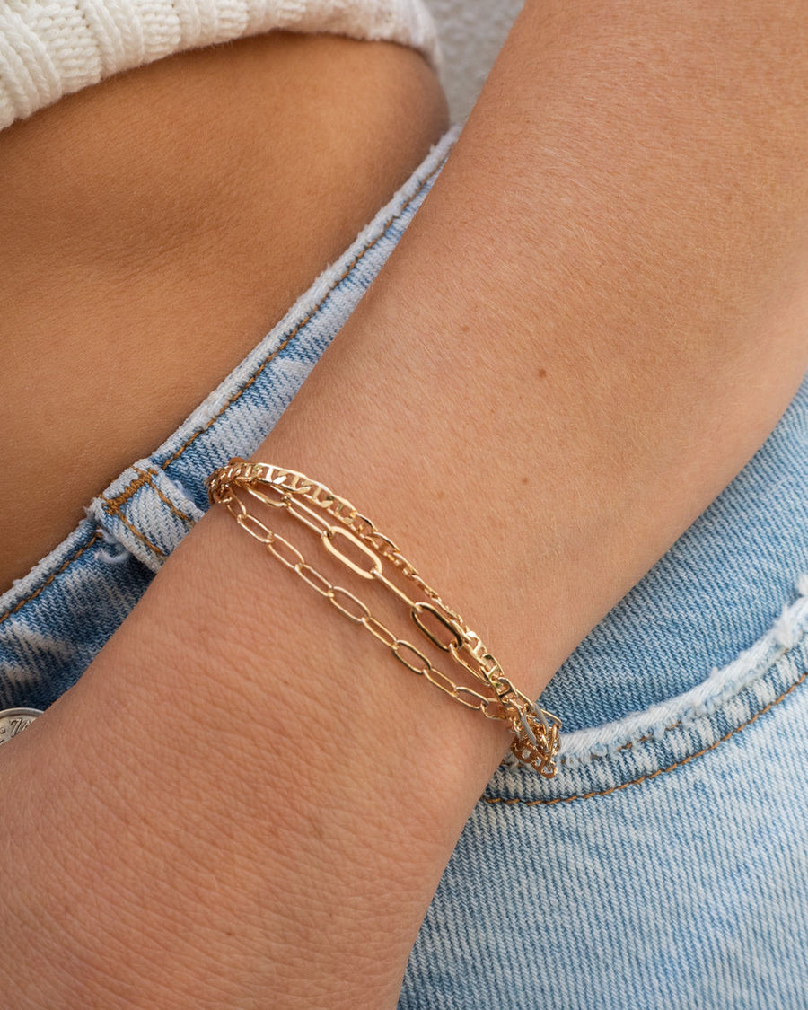 Gemma Thick Chain Bracelet