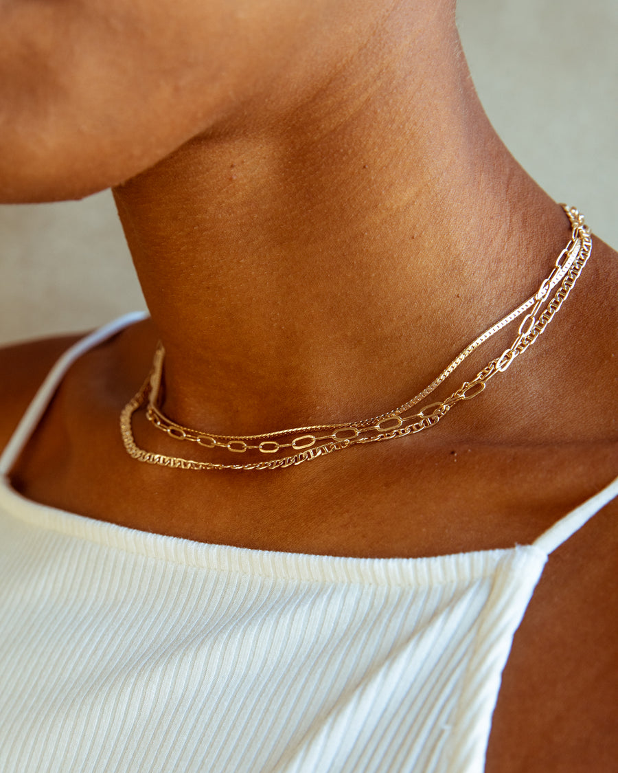 Gemma Thin Chain Necklace